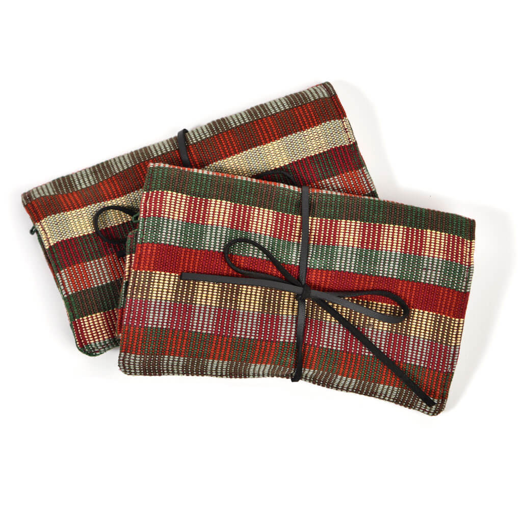 Hand Woven Mini Jewelry Roll