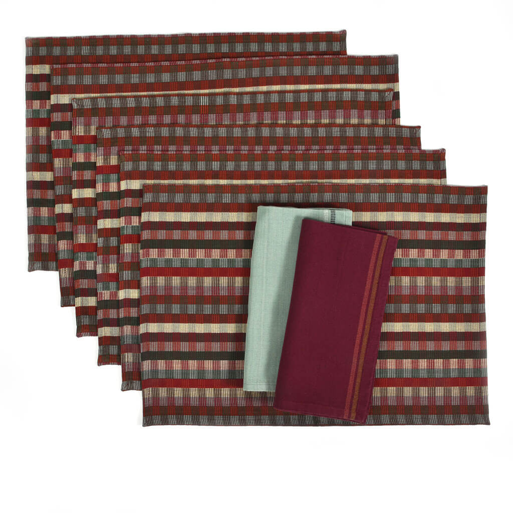 Hand Woven Cuadritos Placemats