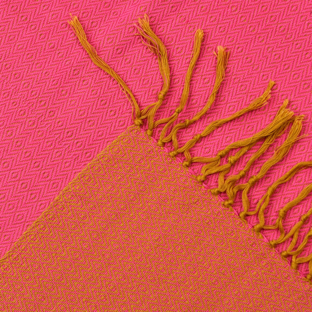 Hand Woven Diamond Weave Shawl