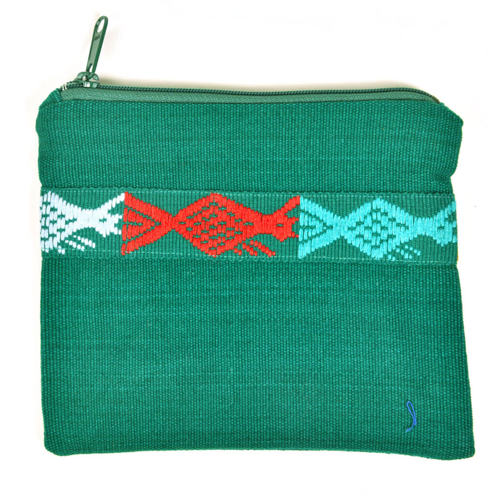 Backstrap Basics Clutch Emerald Green