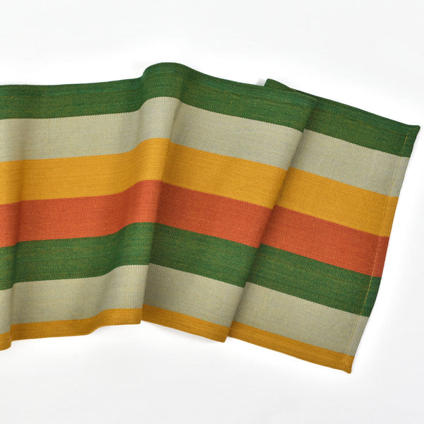 Hand Woven Canvas Table Runner | Hot Peppers