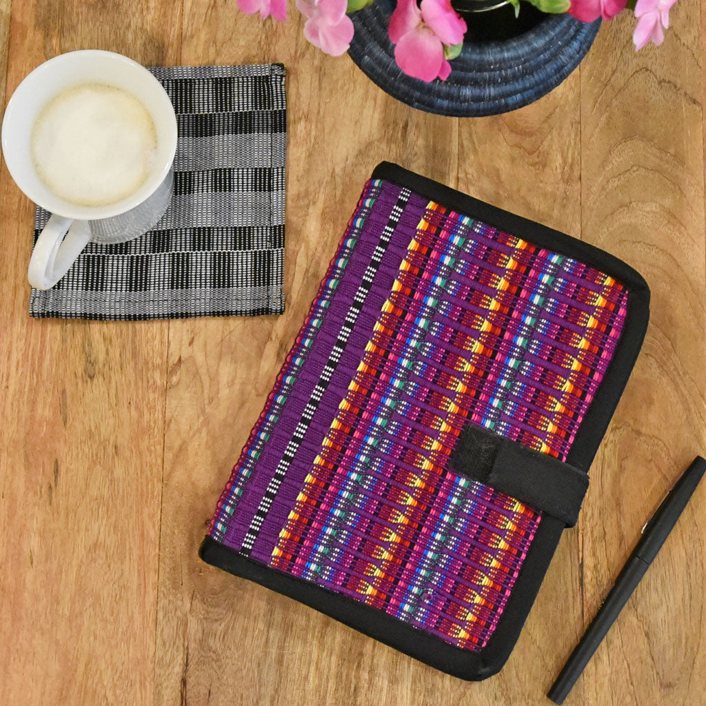 Handwoven Agenda Cover | Panelito Plum