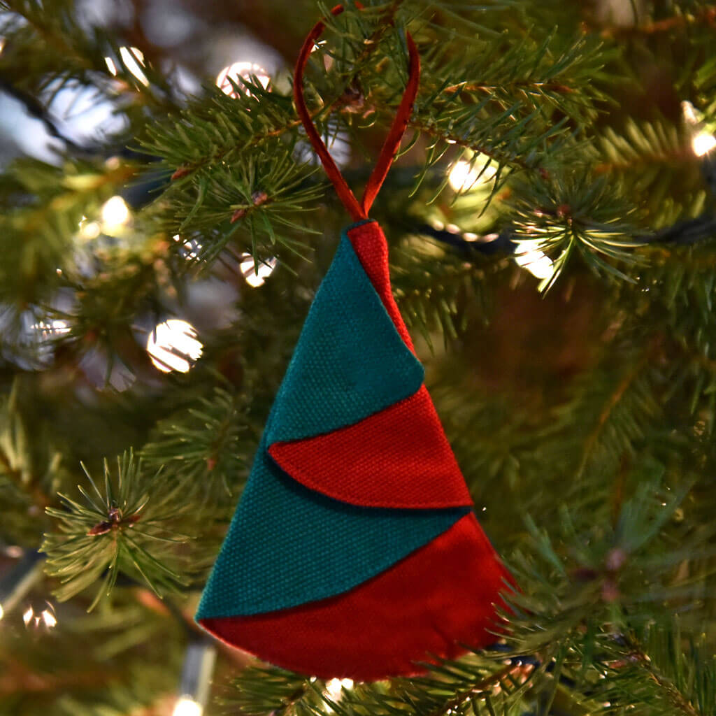 Christmas Ornaments Origami Folded Trees