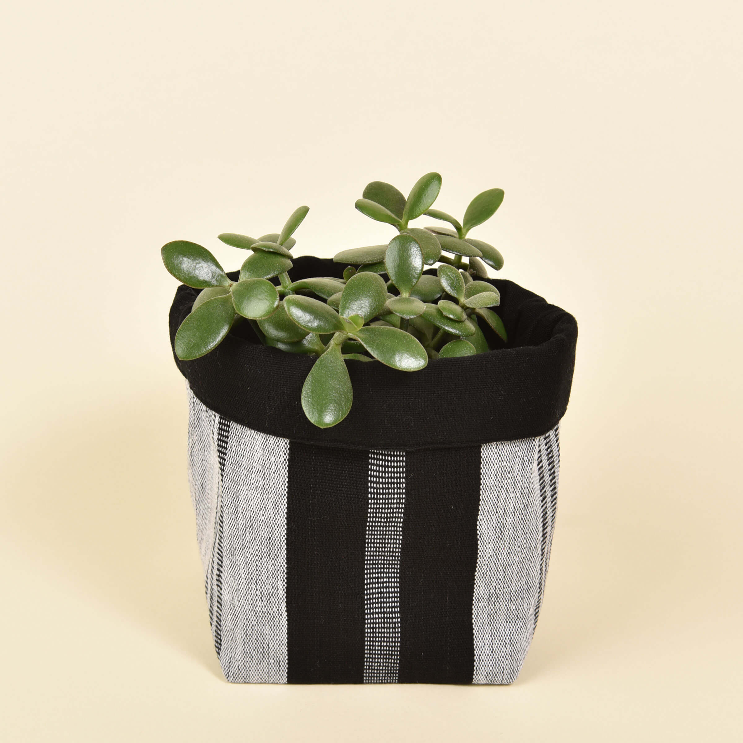 Handwoven Fabric Storage Basket