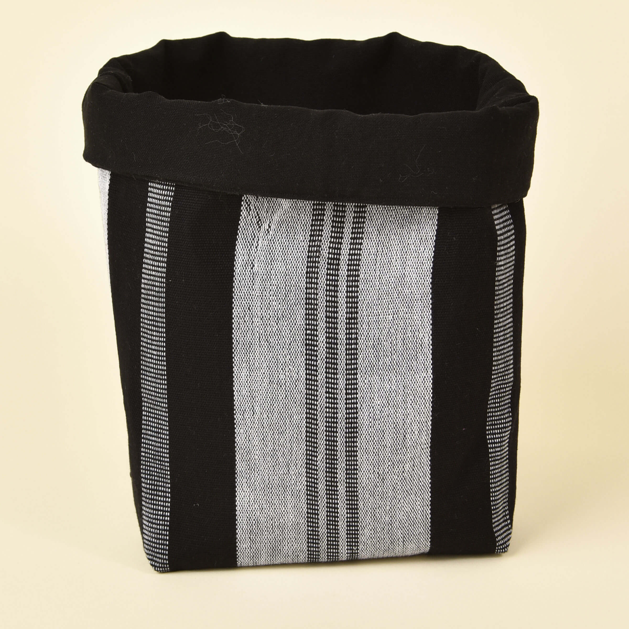 Handwoven Fabric Storage Basket