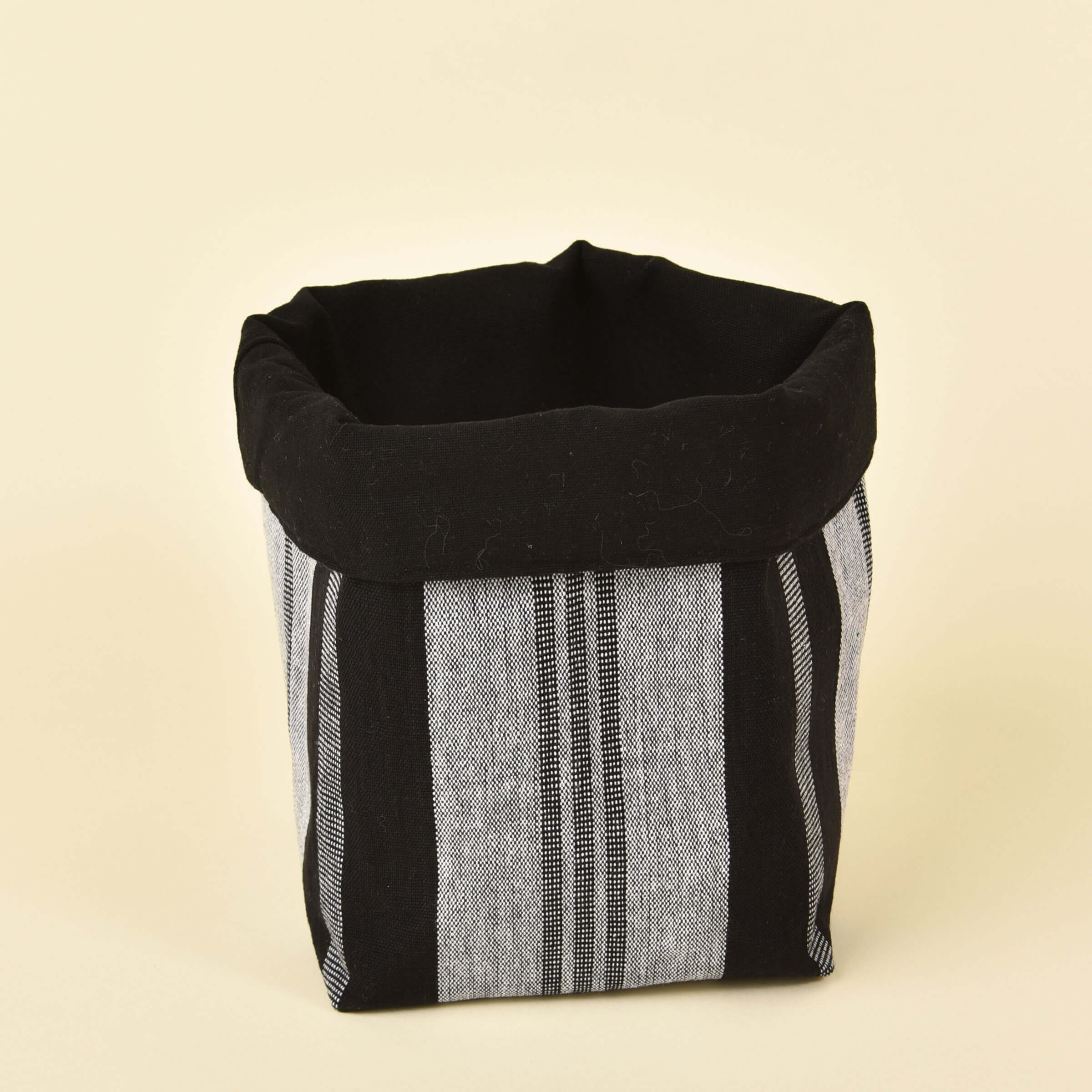 Handwoven Fabric Storage Basket