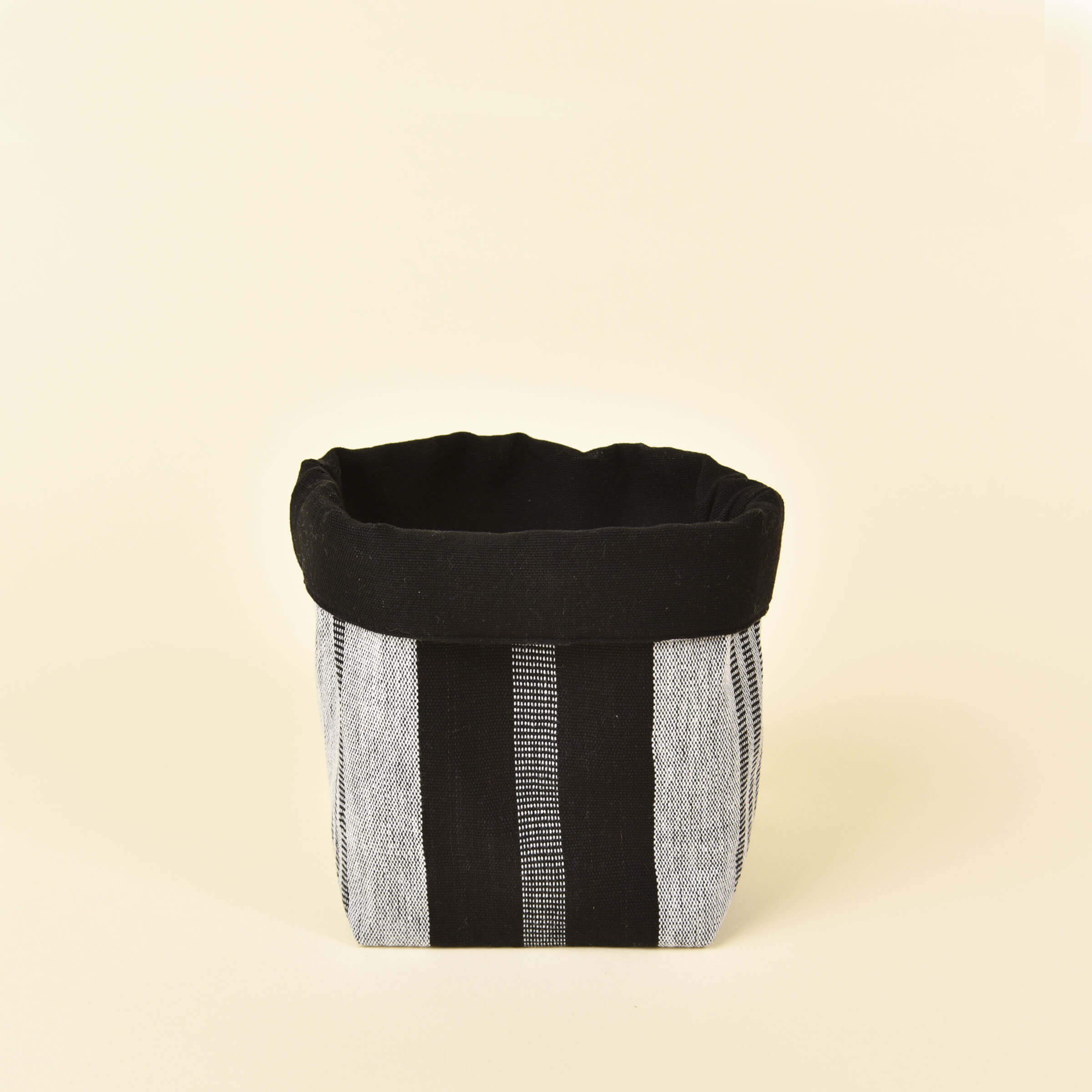 Handwoven Fabric Storage Basket