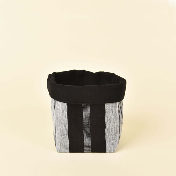 Handwoven Fabric Storage Basket
