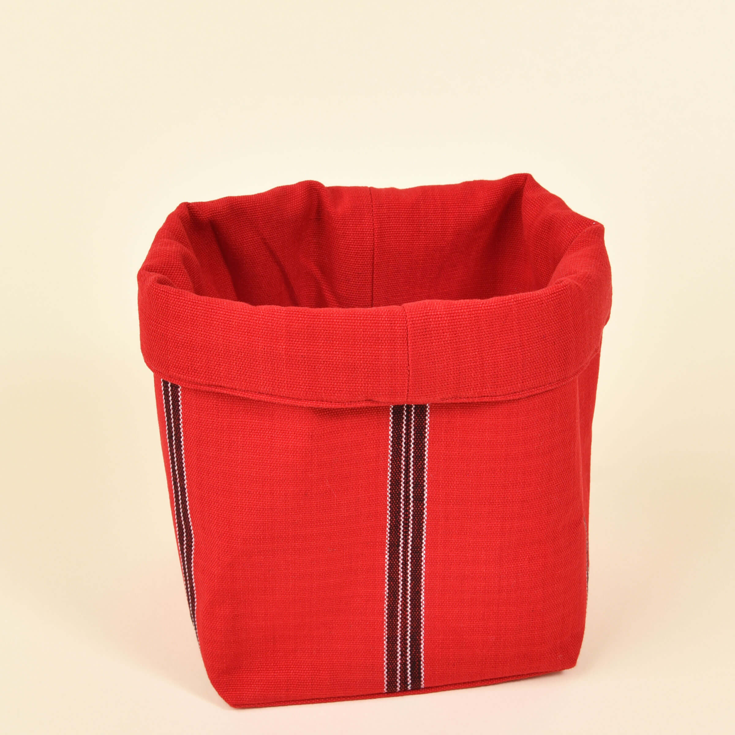 Handwoven Fabric Storage Basket