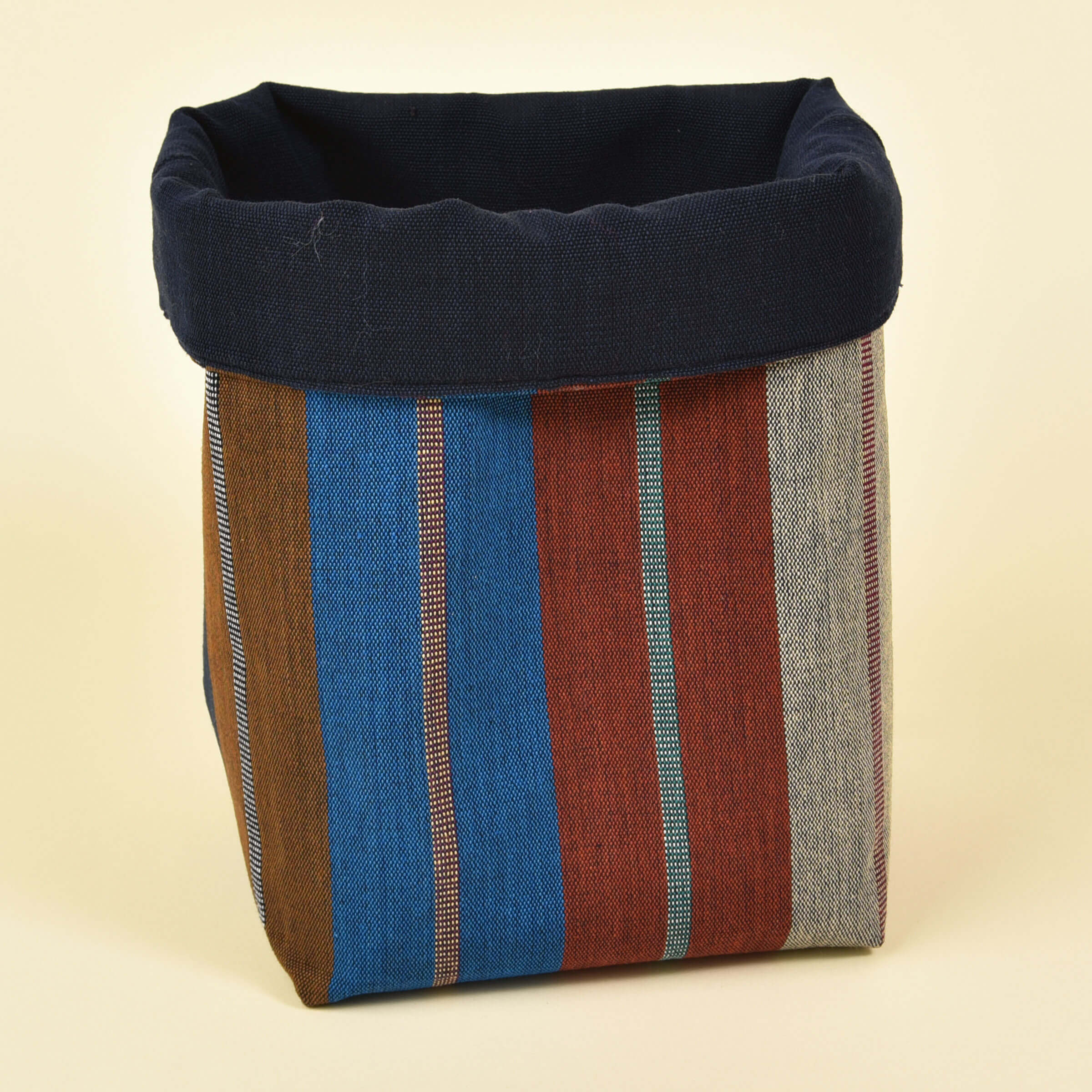 Handwoven Fabric Storage Basket