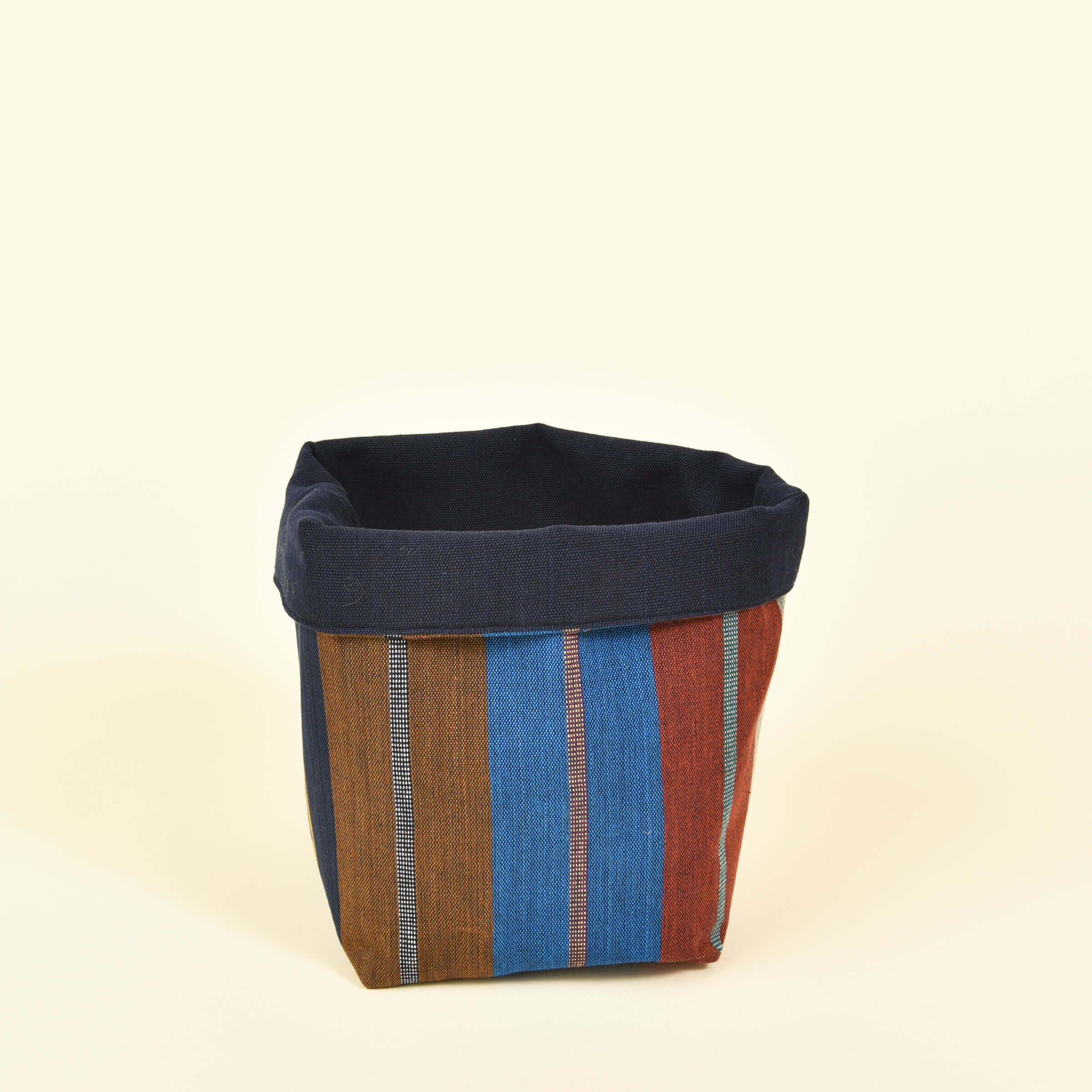 Handwoven Fabric Storage Basket