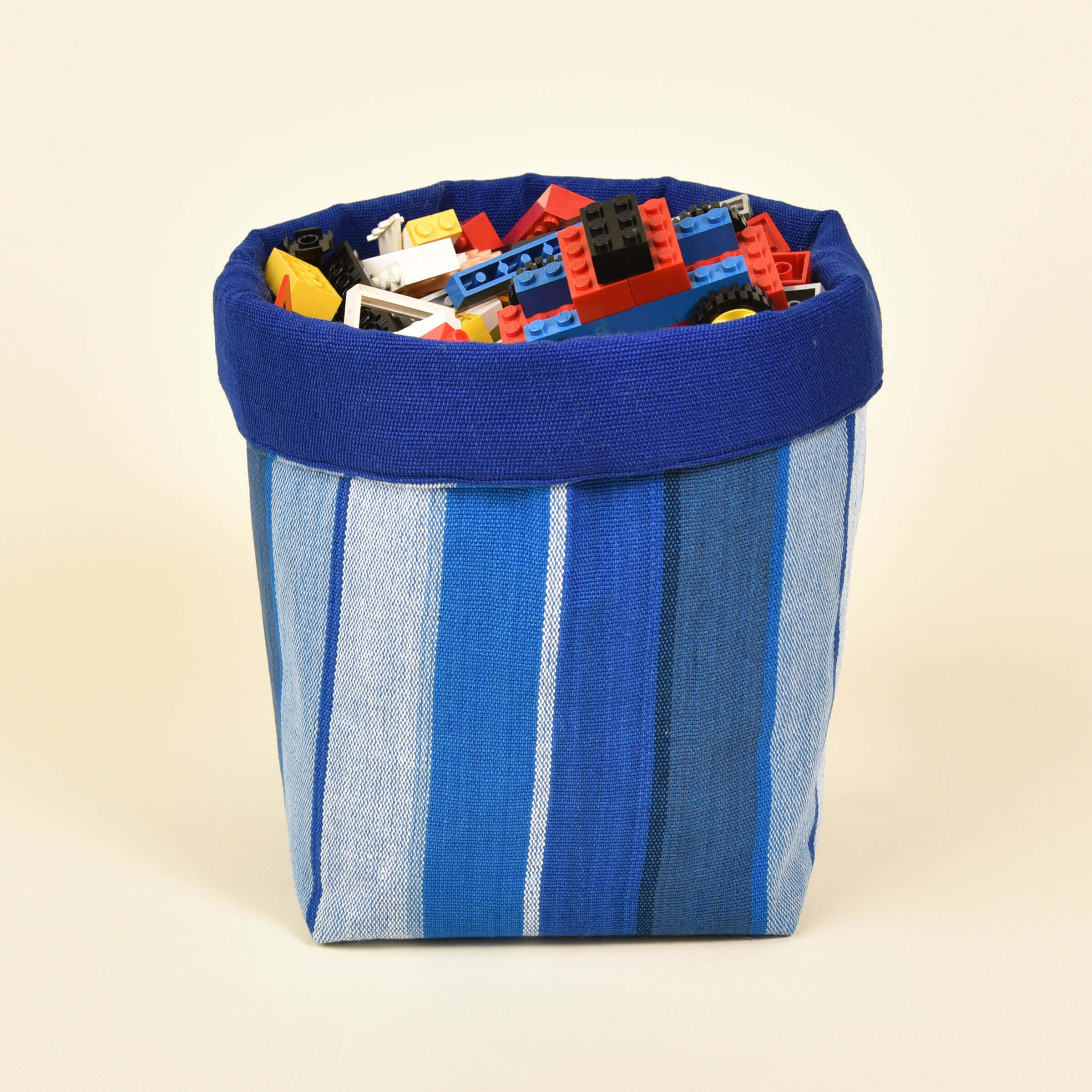 Handwoven Fabric Storage Basket