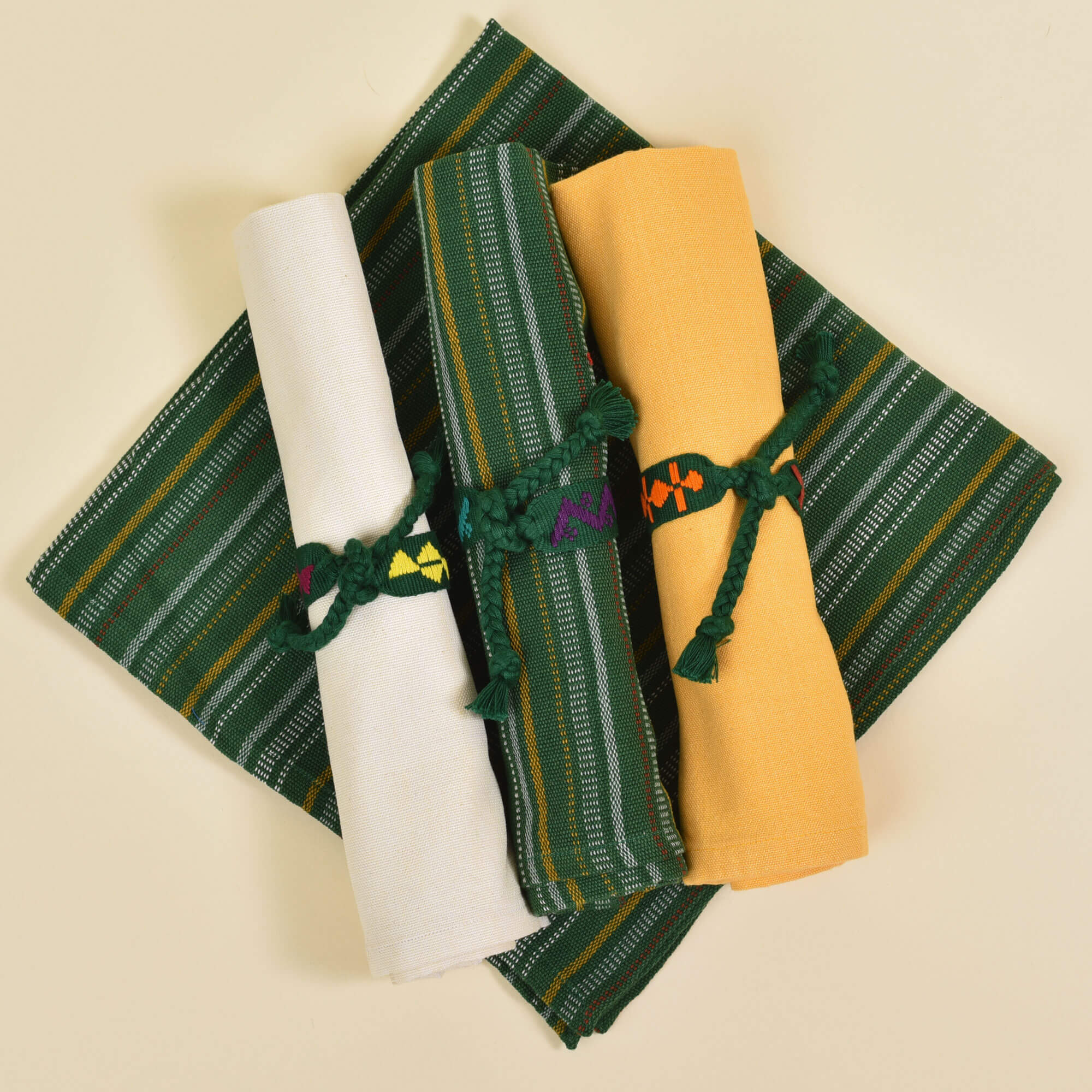 Handwoven Napkin Ties