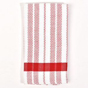 Red & White Stripes with Red Border