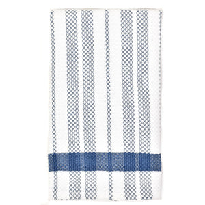 Blue Gray & White Stripes with Border
