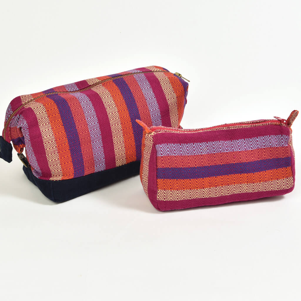 Hand Woven Toiletry Bag Set