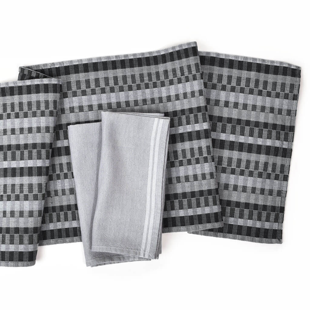 Hand Woven Cuadritos Table Runner