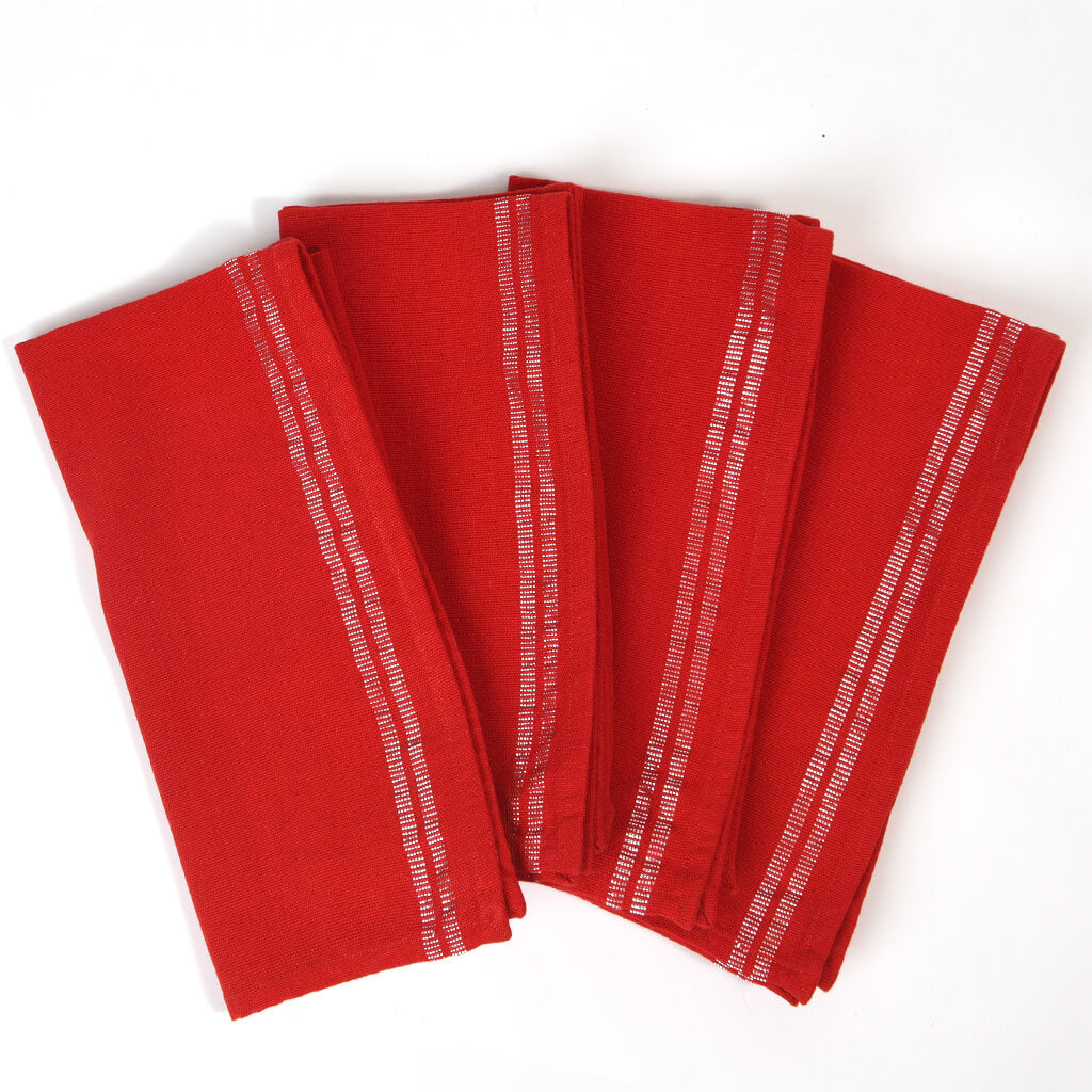 Hand Woven Sparkle Table Napkins