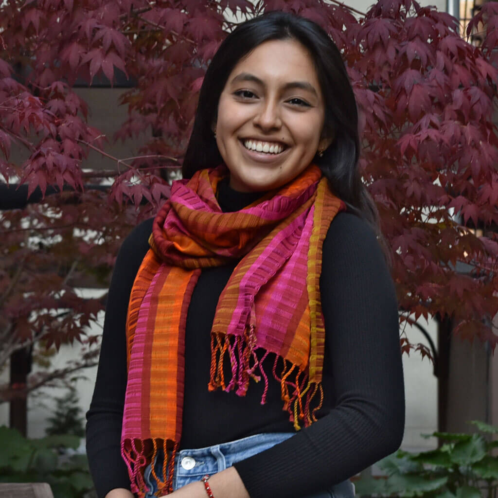 Hand Woven Fringed Scarf
