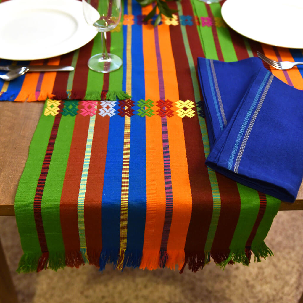 Guatemala Hand Woven Celebration Table Runner