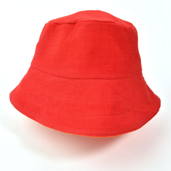 EWF-3952-Adult-Bucket-Hat-Red-  display picture 3