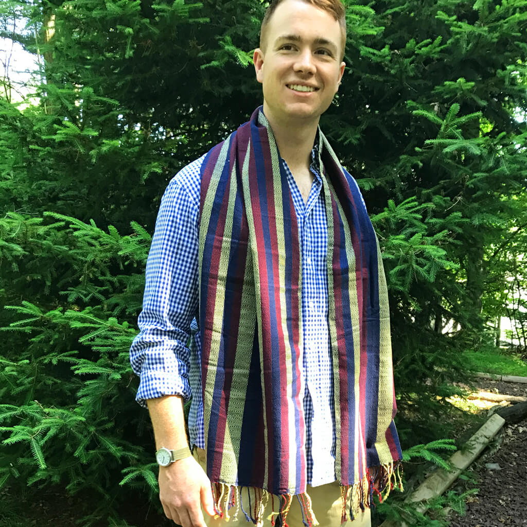 Hand Woven Cozy Cotton Scarf