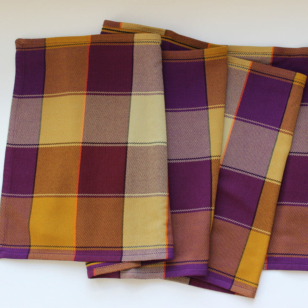 Plaid Twill Table Runner