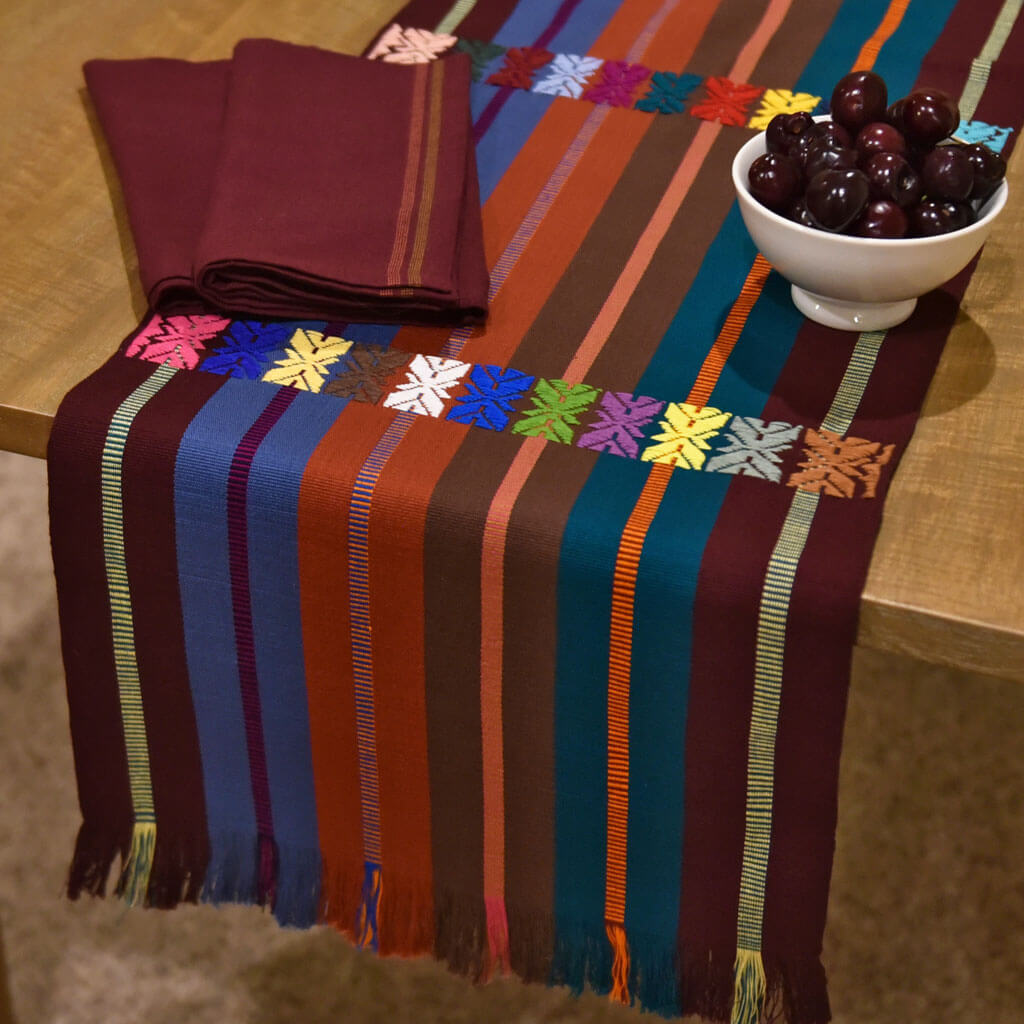 Guatemala Hand Woven Celebration Table Runner