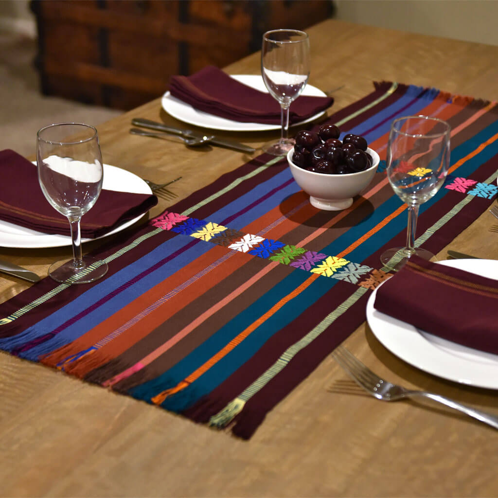 Guatemala Hand Woven Celebration Table Runner