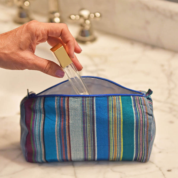 Green Cosmetic Bag.