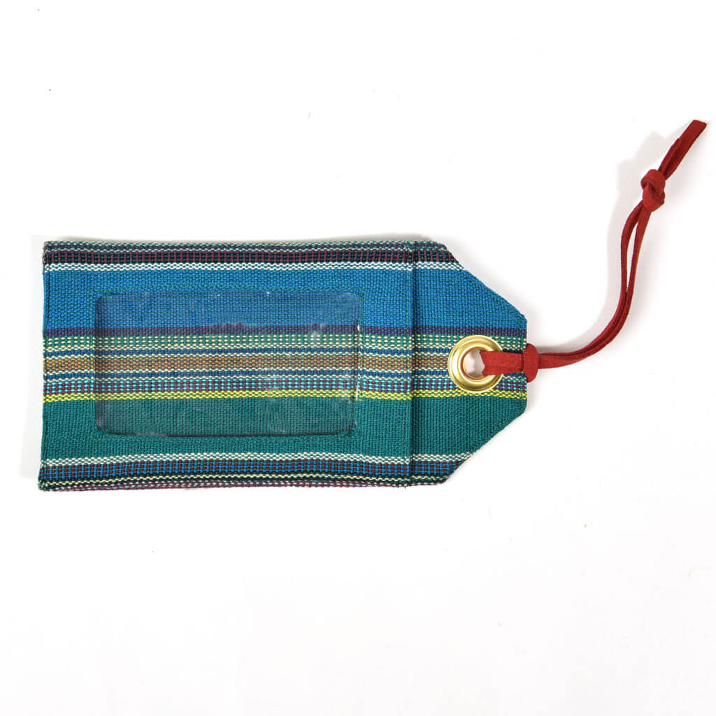 Mayamam Stripe Luggage Tags | Quetzal Jade
