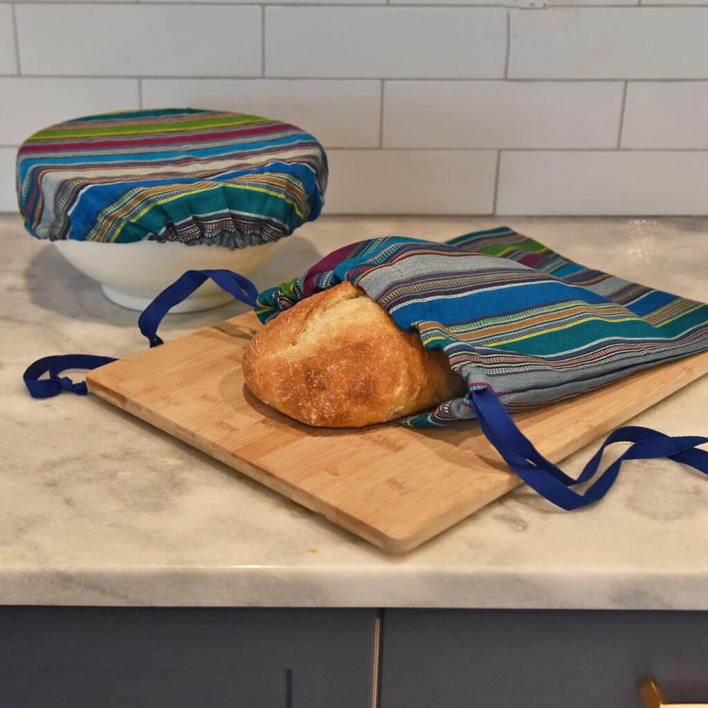 Hand Woven Breadmaker Set | Quetzal Jade