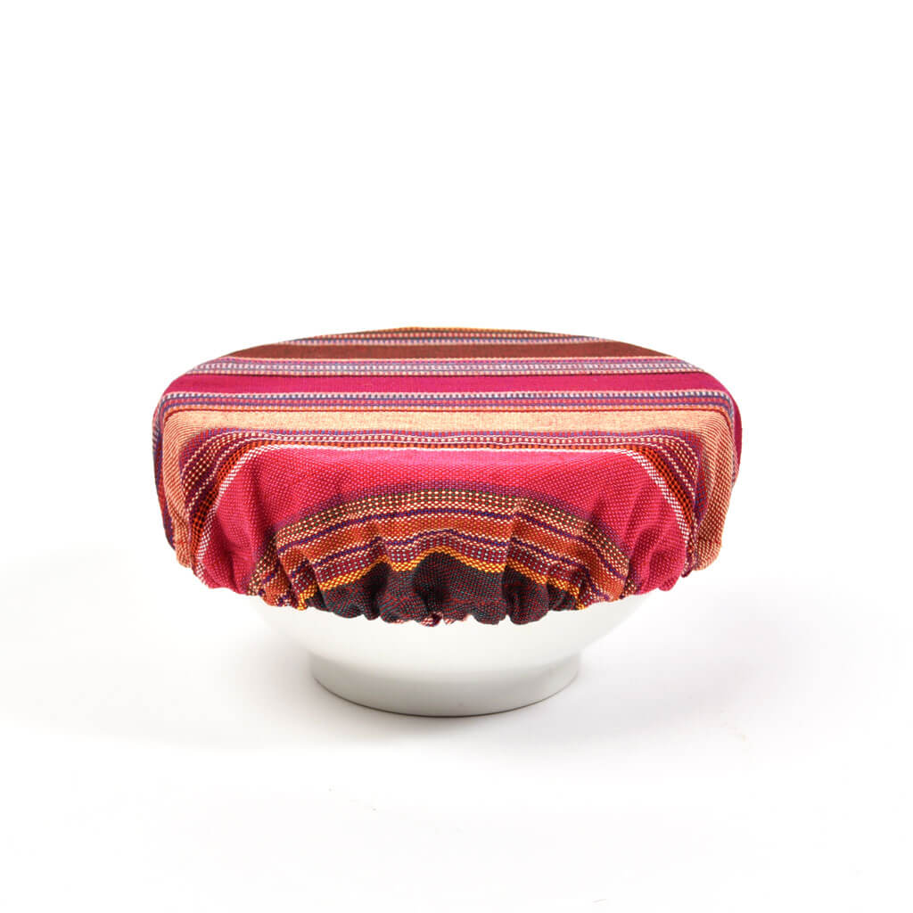 Hand Woven Bowl Cover | Berry Jubilee