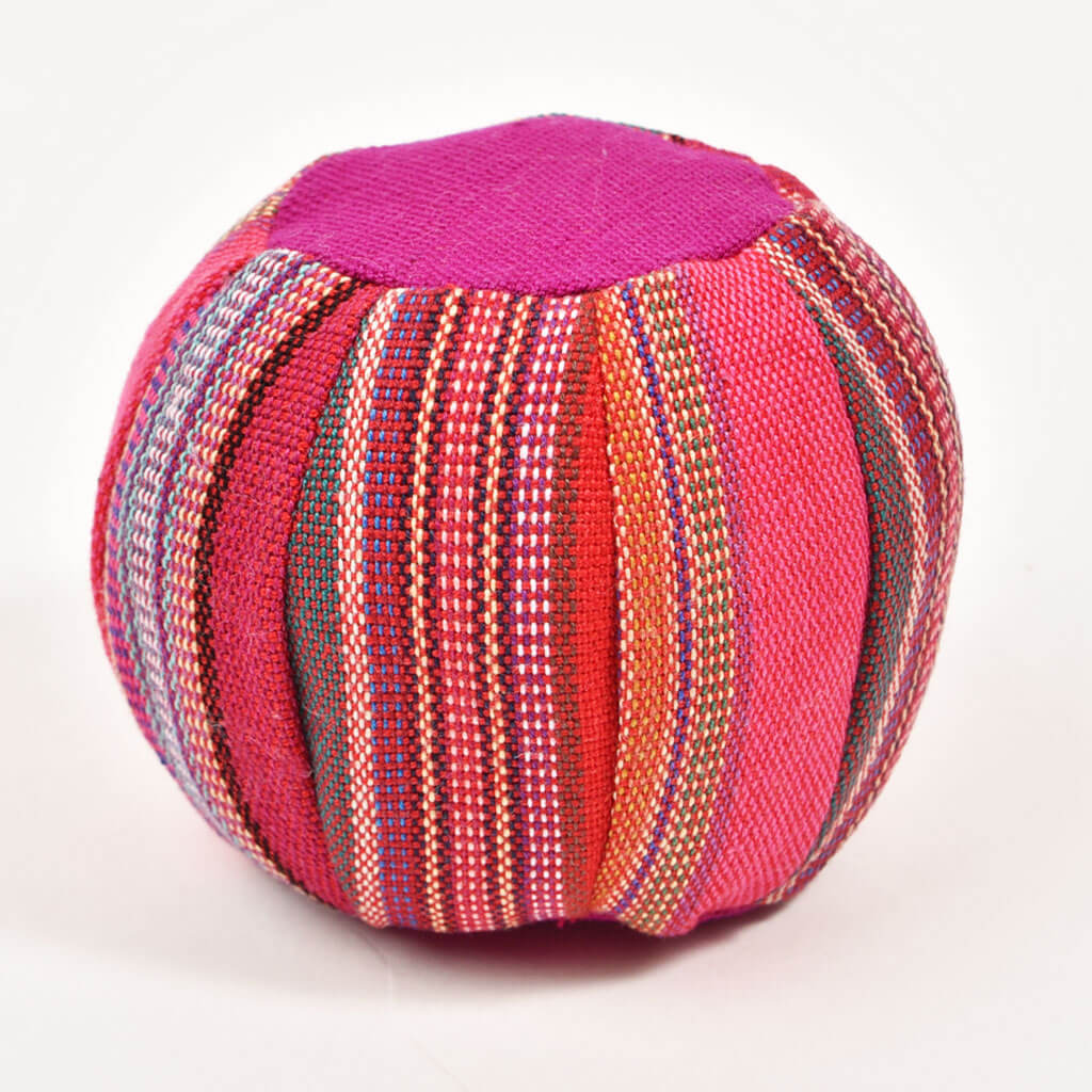 Magenta baby ball. 