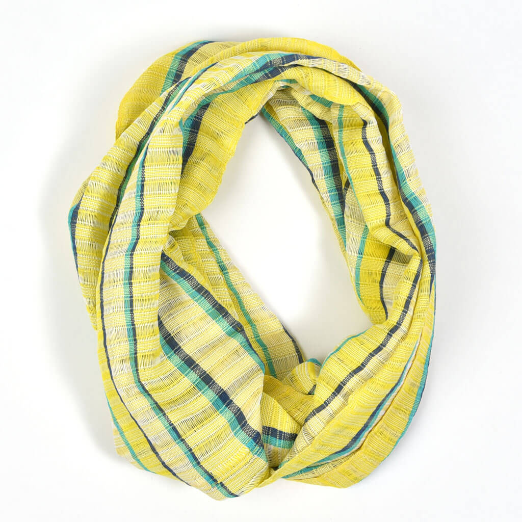 Hand Woven Infinity Scarf | Sunny Day