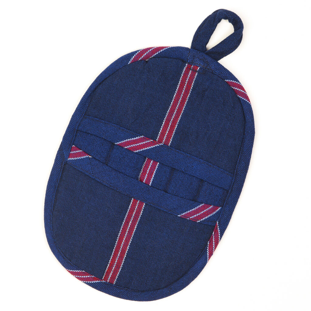 Mayamam Weavers Mini Oven Mitt | Red, White, & Blues, Set of Two One Size Red