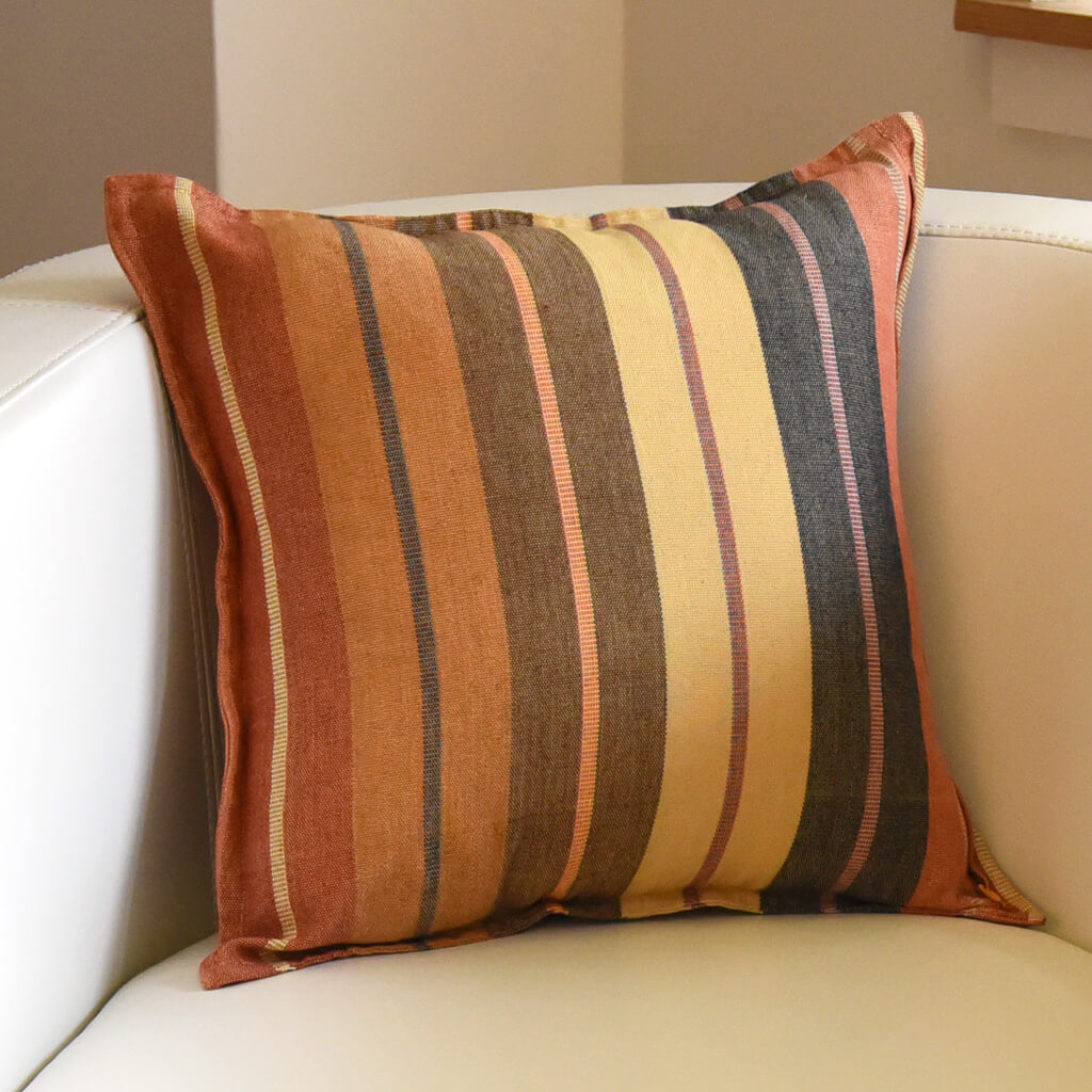 Mayamam Stripes Pillows | Wide Caramel