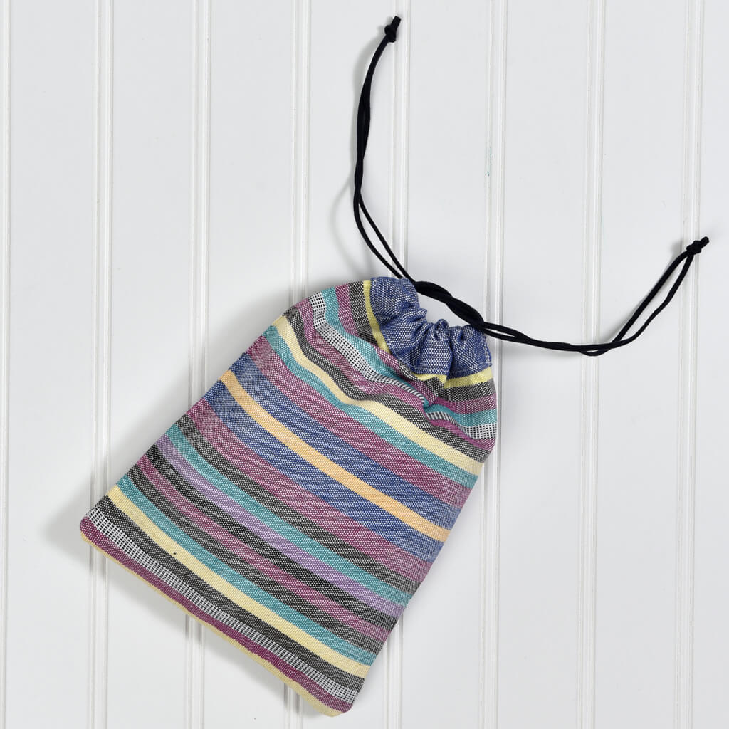 Hand Woven Coasters | Evening Heather Stripes and Solids with Optional Gift Bag