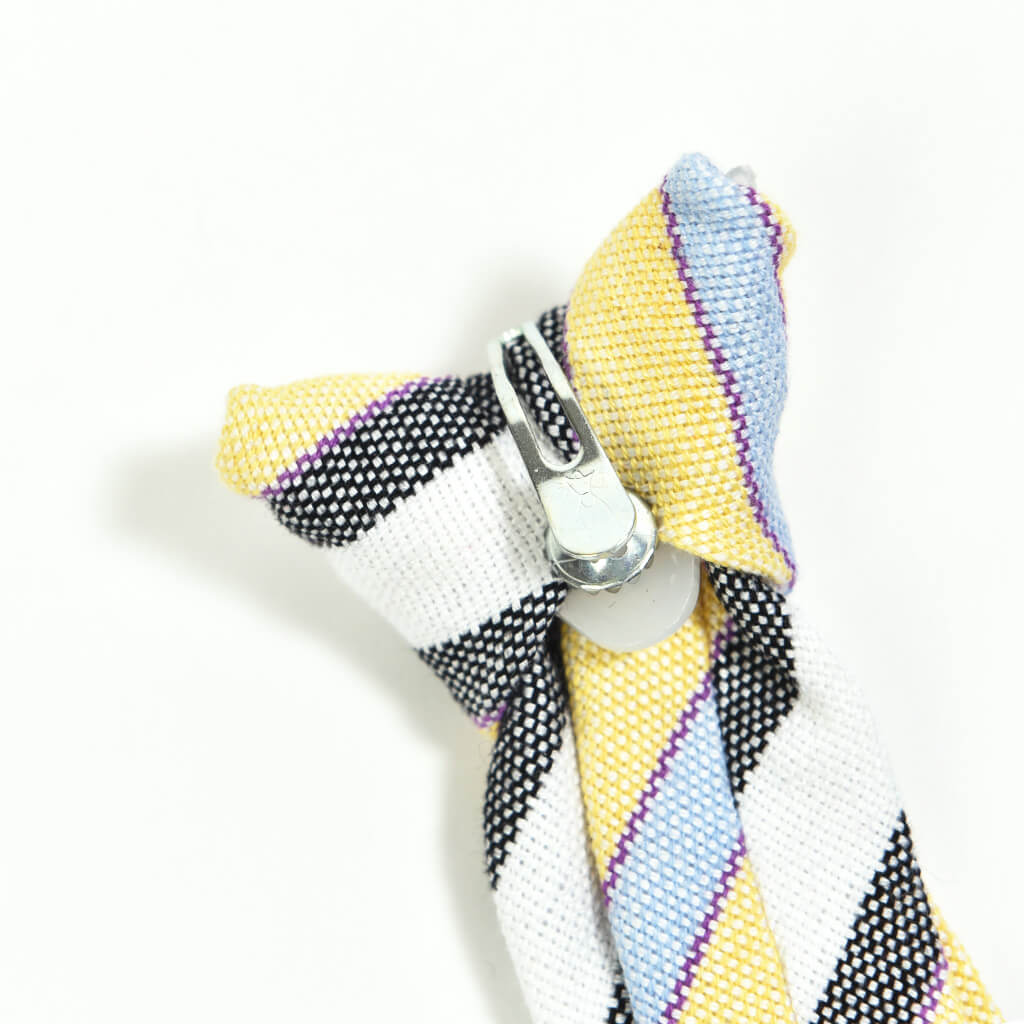 Hand Woven Boy's Necktie | Country French Stripe