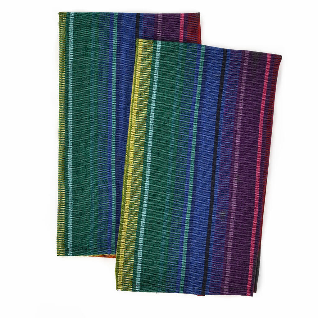 Mod Rainbow Personalized Holiday Kitchen Towels