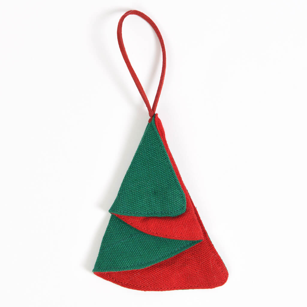 Christmas Ornaments Origami Folded Trees