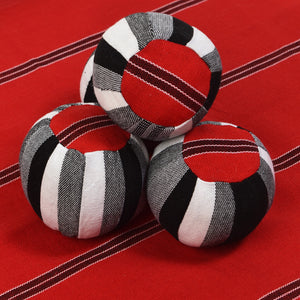 Red, white and black Baby ball. 
