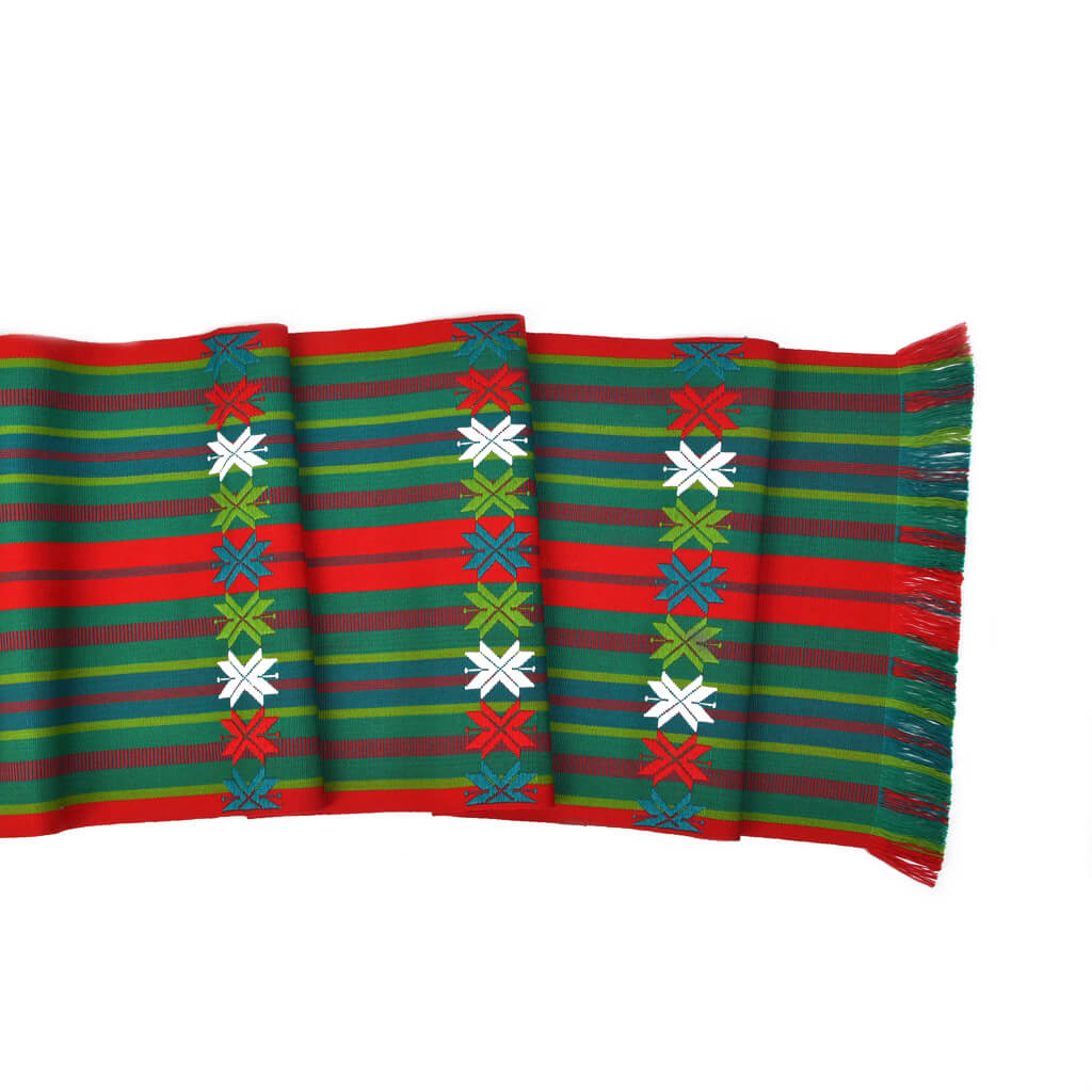 Guatemala Hand woven Christmas Table Runner