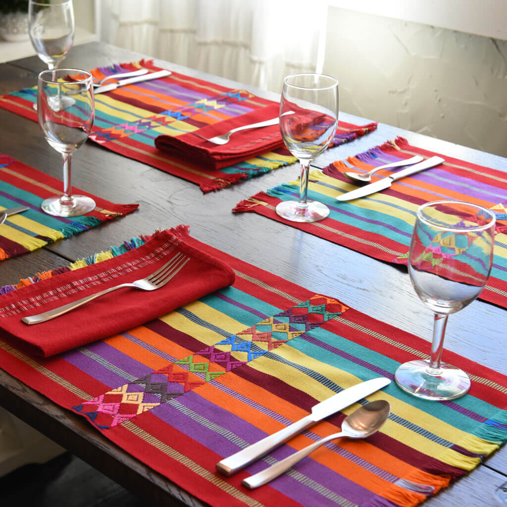 Guatemala Hand Woven Celebration Placemat